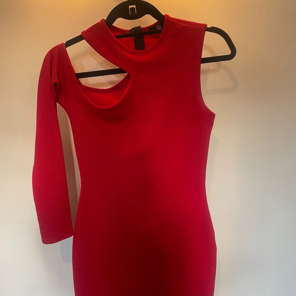 One Shoulder Mini Dress